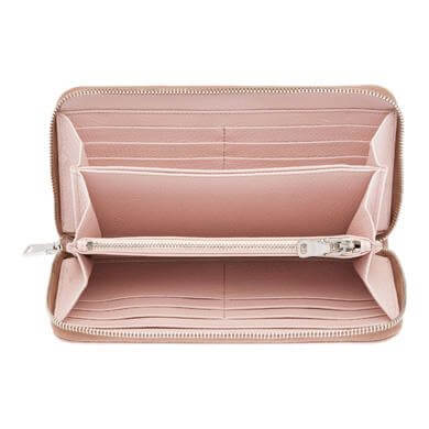 MIU MIU 2017新作*リボン付き ミュウミュウスーパーコピー 大人可愛い マドラス ラウンド長財布 5ML506 2E8R F0JW1